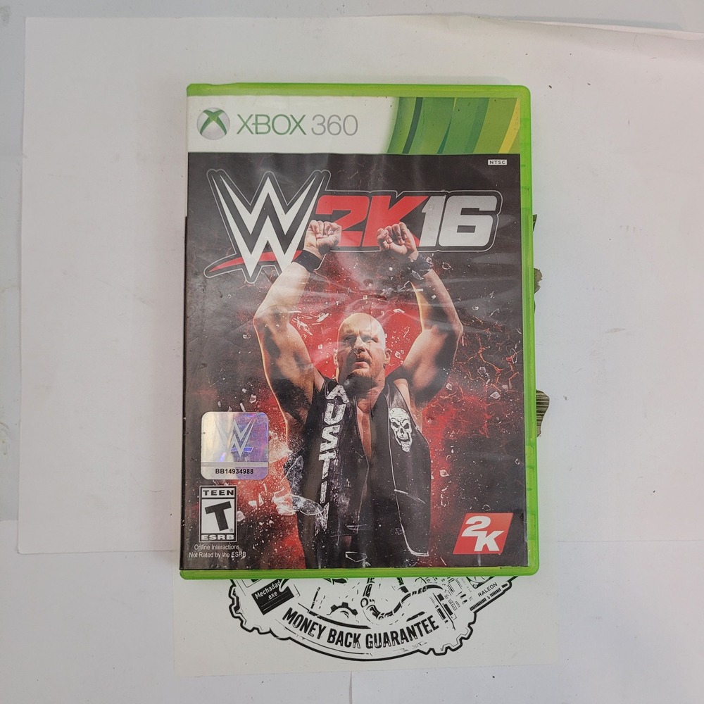 2K Sports WWE 2K16 Xbox 360 Microsoft Wrestling Game Stone Cold Steve Austin